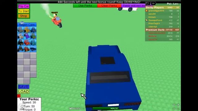 Roblox Derby: Speed Demon смотреть онлайн