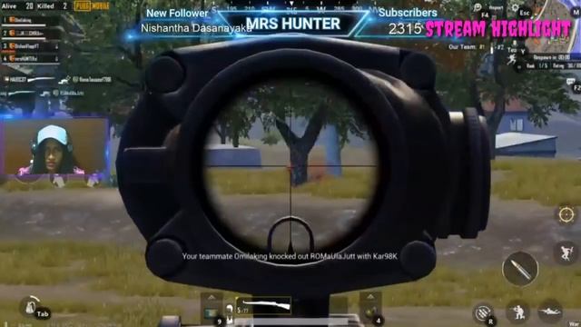 Kar98K Stream Highlight MRS HUNTER смотреть онлайн