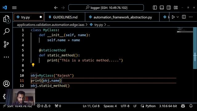 Code 1% better in 1 min : Python - Static Methods смотреть онлайн