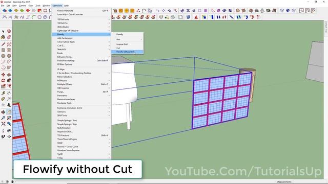 How To Use Flowify Plugin | Sketchup смотреть онлайн