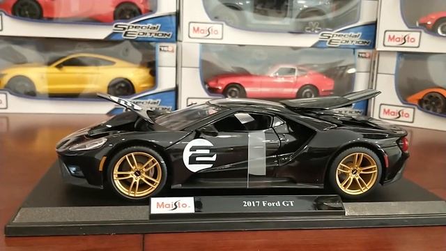 MAISTO FORD GT BLACK MODEL DETAILS смотреть онлайн