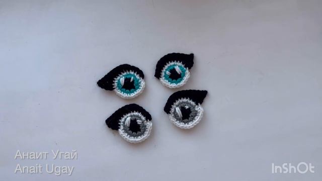 Как вязать глаза с ресницами крючком. Амигуруми мастер класс мк смотреть онлайн