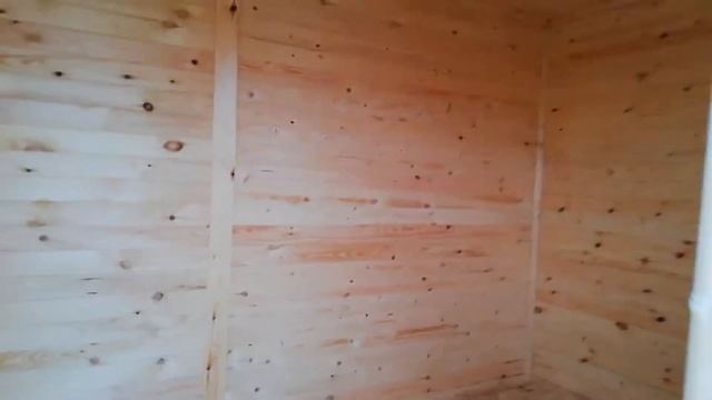 Бытовка дачная дешево с туалетом и душем 6х2,3 со сборкой на участке смотреть онлайн