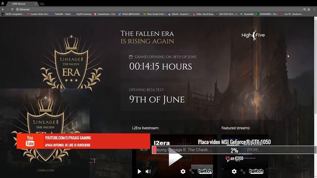 L2Era.com new x50 H5 Midrate - Grand Opening Today 20:00 GMT +1 смотреть онлайн