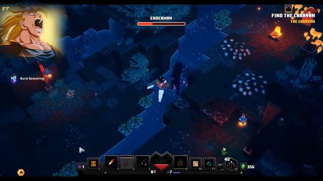 Minecraft Dungeons- Defeating Spike eye Titan in creeper woods смотреть онлайн