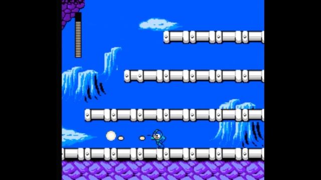 Dendy (Famicom,Nintendo,Nes) 8-bit MegaMan (RockMan) 4 part stage Skull Man