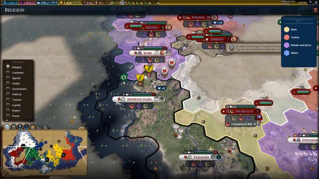 Learn how to Double Your Tourism in 20 turns with one simple trick - Civ 6 Japan #7 смотреть онлайн