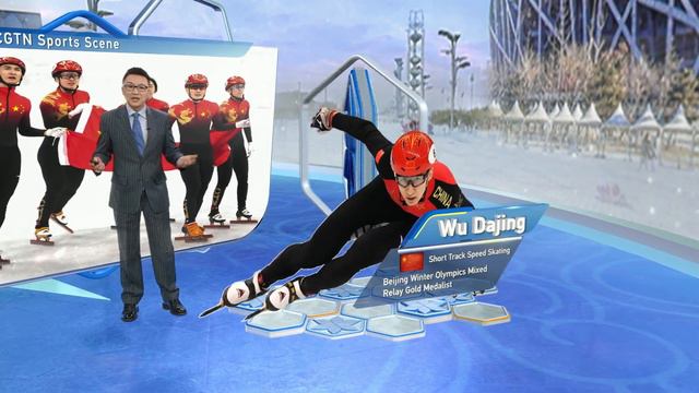 Beijing 2022| Review from AR Studio after Team China's 1st gold at short track events| Wu Dajing смотреть онлайн
