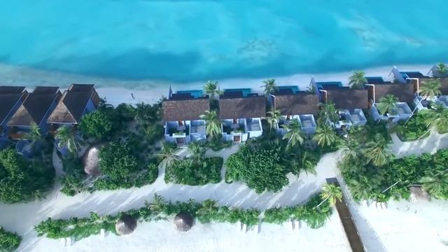 Большой остров курорт Kuramathi на Мальдивах смотреть онлайн