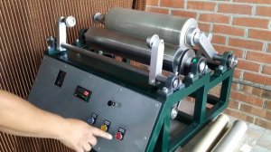 Перемотка пленки. Станок НИКА - 01. Перемотка стрейч пленки.