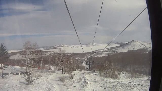 Банное 2023 ч. 2 , камера на 180 градусов развернута. съемка подъёма на фуникулере. смотреть онлайн