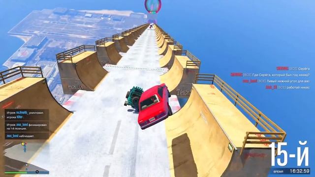 ОПАСНЫЙ СПУСК БЕЗ КОЛЕС ПО ЛЬДУ! ФИНИШИРОВАТЬ НЕВОЗМОЖНО! ОЧЕНЬ СКОЛЬЗКО В GTA 5 ONLINE смотреть онлайн