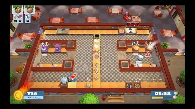 Overcooked 2 - Level Kevin 1 - Single Player - 1880