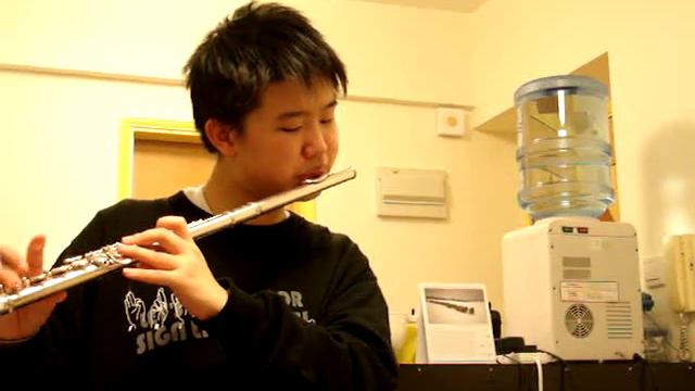 Testing my friend's Yamaha 211 flute смотреть онлайн