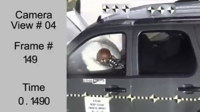 Crash Test 2007 - 2011 Chevrolet Tahoe Blazer , GMC Yukon (Full Frontal Impact) NHTSA.flv смотреть онлайн
