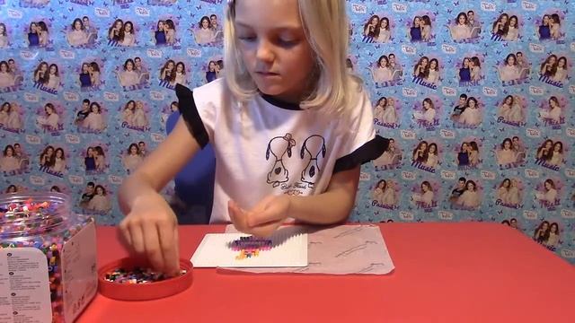 Портрет Miss Katy. Термомозаика. смотреть онлайн