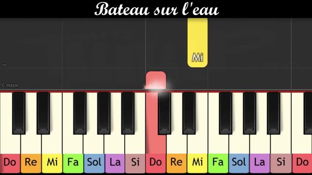 Piano pour enfants - Bateau sur l'eau смотреть онлайн
