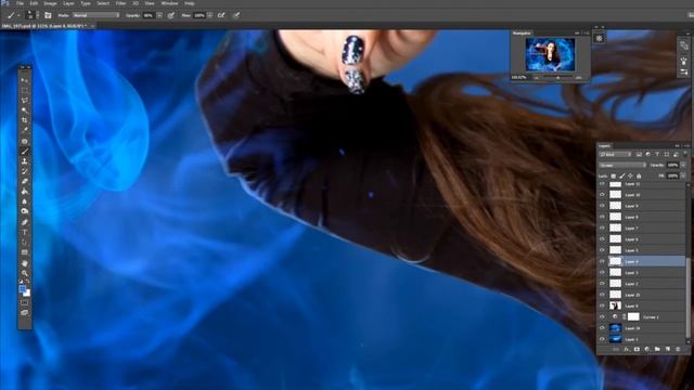 Photomanipulation, creating magic in Photoshop.ПРОЦЕСС СОЗДАНИЯ МАГИИ В ФОТОШОПЕ. смотреть онлайн