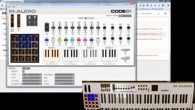 M-Audio Code 61 Preset Editor: How to Get It & How to Use It смотреть онлайн
