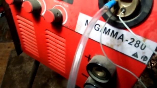 Самодельная горелка для сварки алюминия для полуавтомата. смотреть онлайн