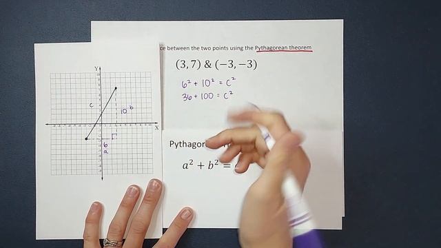 Using the Pythagorean Theorem to Find the Distance Between Two Points смотреть онлайн
