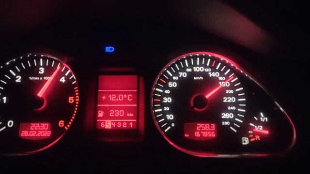 Audi A6 C6 3.0 tdi 225hp 50-230 acceleration смотреть онлайн