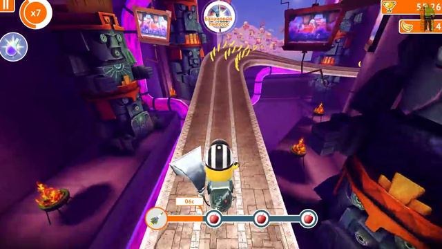 Самое крутое прохождение Гадкий Я Minion Rush 55 уровень смотреть онлайн