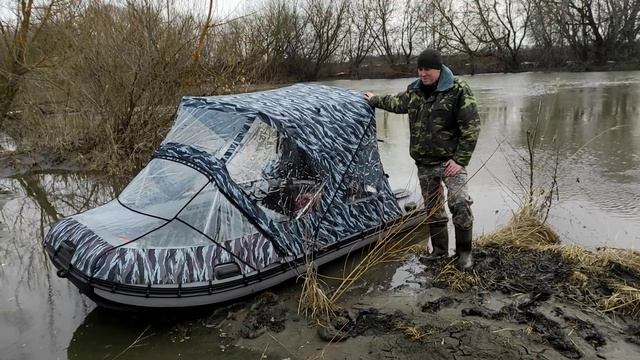 Обзор лодки River Boats 370 пайол. Замер скорости с мотором Yamaha 9.9