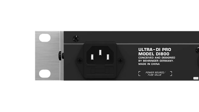 ULTRA-DI PRO DI800 Professional Mains/Phantom Powered 8-Channel DI-Box