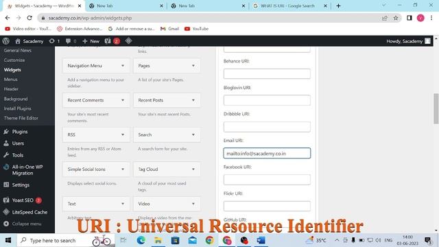 How to add social media icons in WordPress | How to add social media link in WordPress website смотреть онлайн
