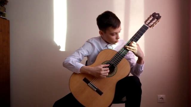 Журавлёв Иван, 11 лет, гитара, М.Джулиани "Этюд №5" смотреть онлайн