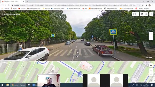 Урок 30 Яндекс карты Поиск объектов контакты, отзывы, панорамы Замер объектов, расстояния смотреть онлайн