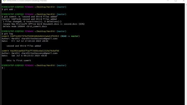 Git tutorial 5 Git log and git status смотреть онлайн