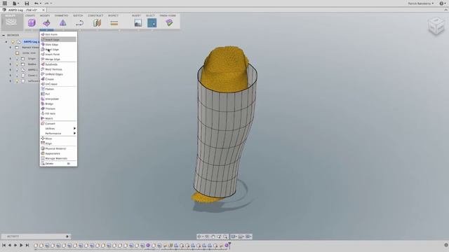 Design with Scanned STL and OBJ Data | Mesh Modeling in Fusion 360 смотреть онлайн