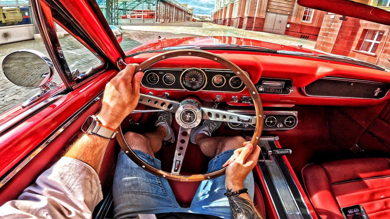 1966 Ford Mustang (1st gen) 3.3 AT - ТЕСТ-ДРАЙВ ОТ ПЕРВОГО ЛИЦА смотреть онлайн