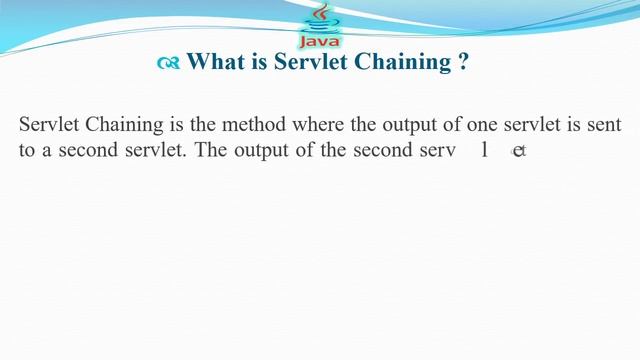 What is Servlet Chaining | JAVA INTERVIEW QUESTIONS AND ANSWERS смотреть онлайн