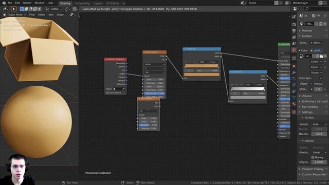 Procedural Cardboard Material (Blender Tutorial) смотреть онлайн