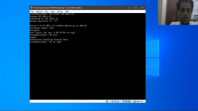 SERVIDOR TELNET - ORACLE LINUX 8 смотреть онлайн