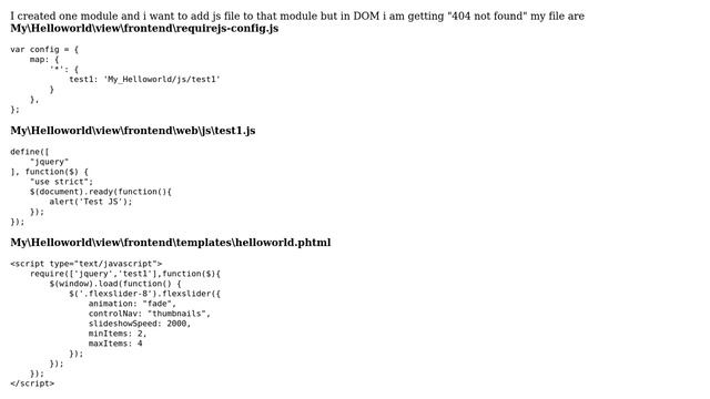 Magento: java script 404 error in custom module (3 Solutions!!) смотреть онлайн
