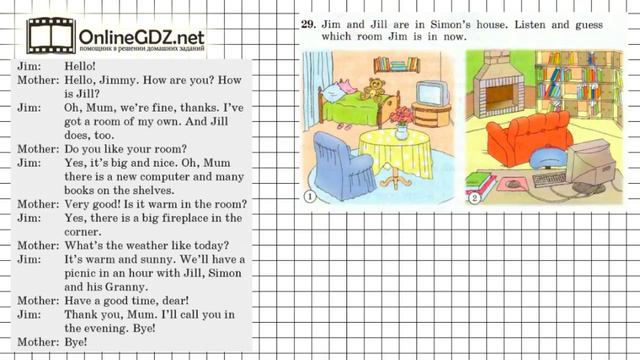 Unit 2 Section 3 Задание №29 - Английский язык "Enjoy English" 4 класс (Биболетова) смотреть онлайн