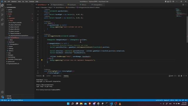 Top Down Action 2D RPG Combat - Player, Slime Enemy, Damage, Physics Crash Course Unity 2022 смотреть онлайн