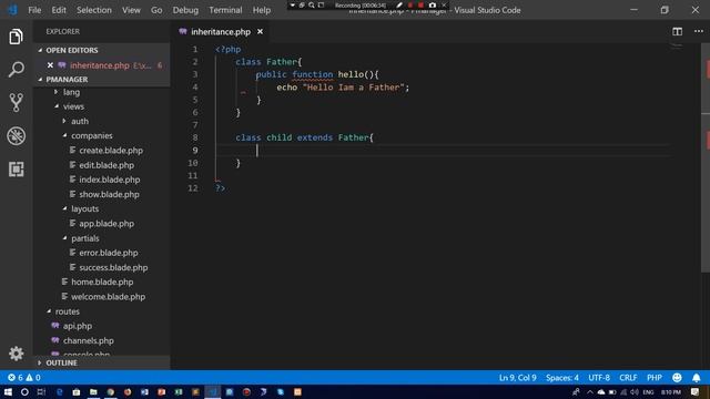 05 - OOP Tutorial Series with PHP - (Inheritance) смотреть онлайн