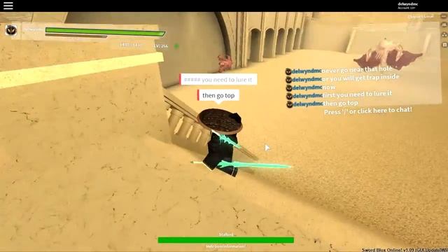 Sword Blox Online floor 4 boss + Guide смотреть онлайн