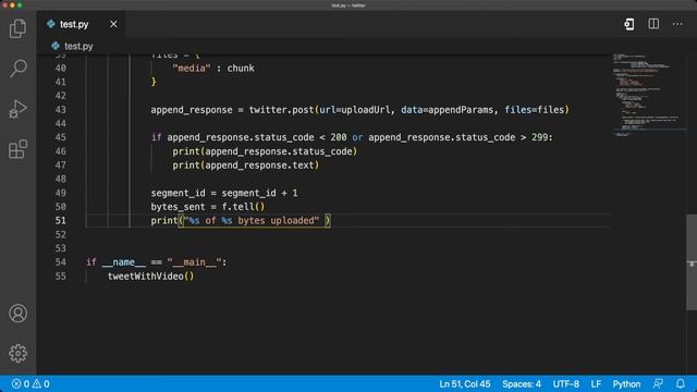 【実演】Pythonで動画付きツイートをやってみた（Python）【Twitter API v1.1】 смотреть онлайн