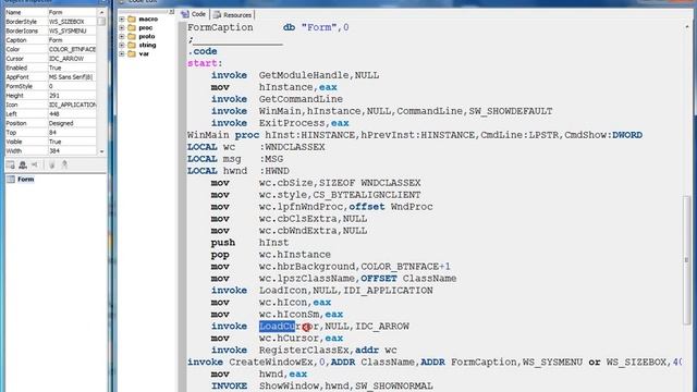 Ассемблер от A до Я. Урок 17. Win32 API. Окно. смотреть онлайн