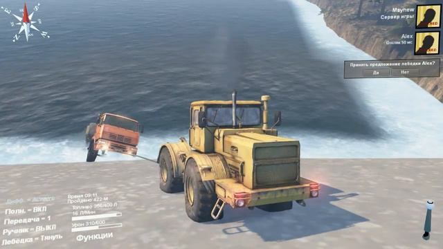 Потеря колеса в SpinTires - Баги в Spin Tires смотреть онлайн