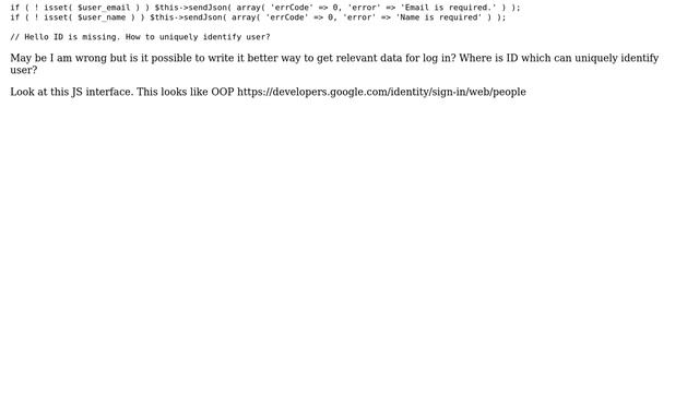 Google People PHP best practise to get OOP смотреть онлайн