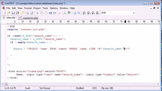 Beginner PHP Tutorial 132 LIKE With a Search Engine Example Part 3 смотреть онлайн
