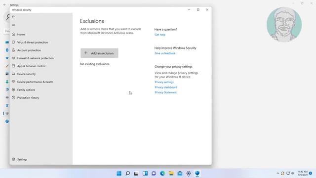 Add Exclusions for Windows Defender in Windows 11 смотреть онлайн