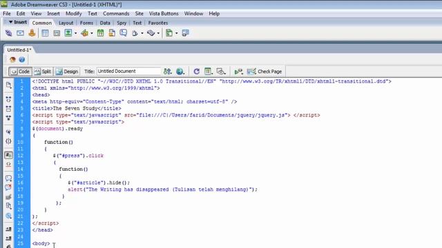 JQuery Tutorial - Featuring a new window / warning ( Alert ) Peringatan смотреть онлайн